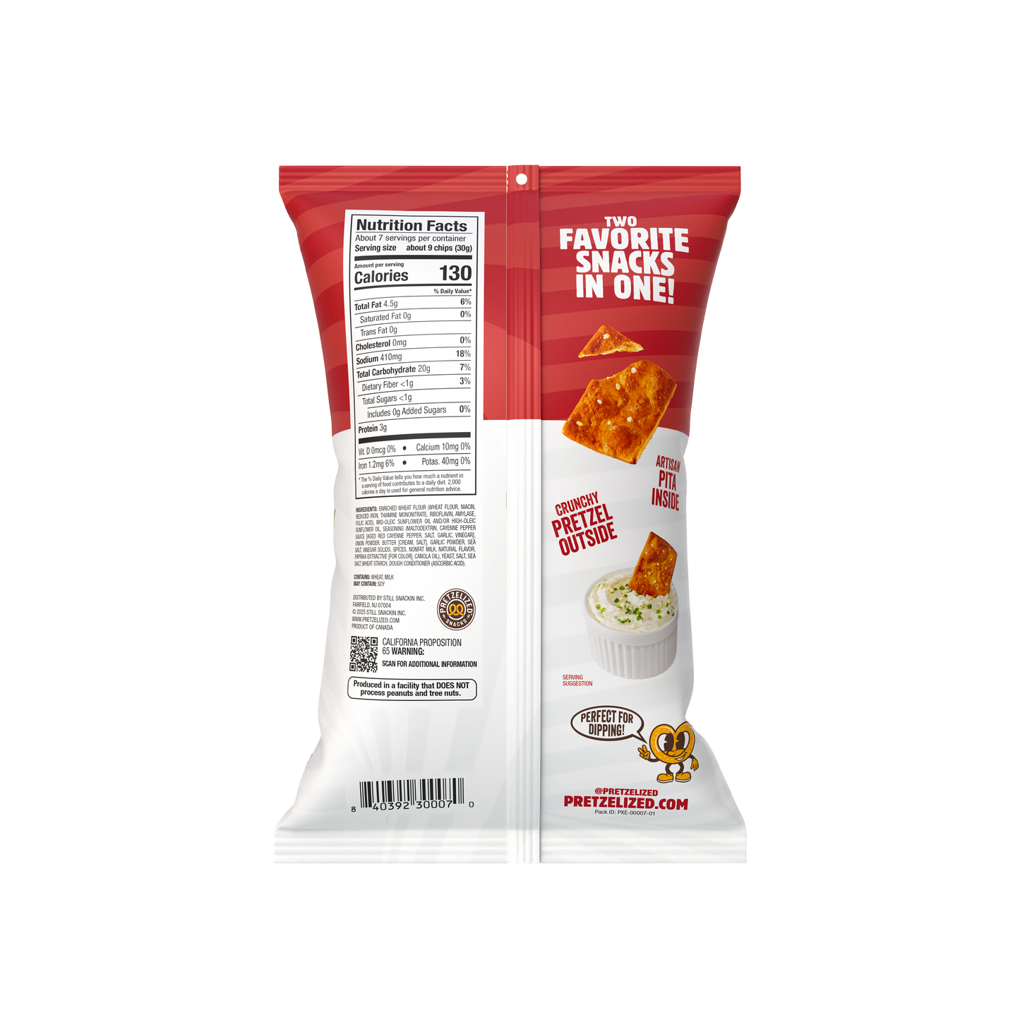 Buffalo Pretzel Pita Chips