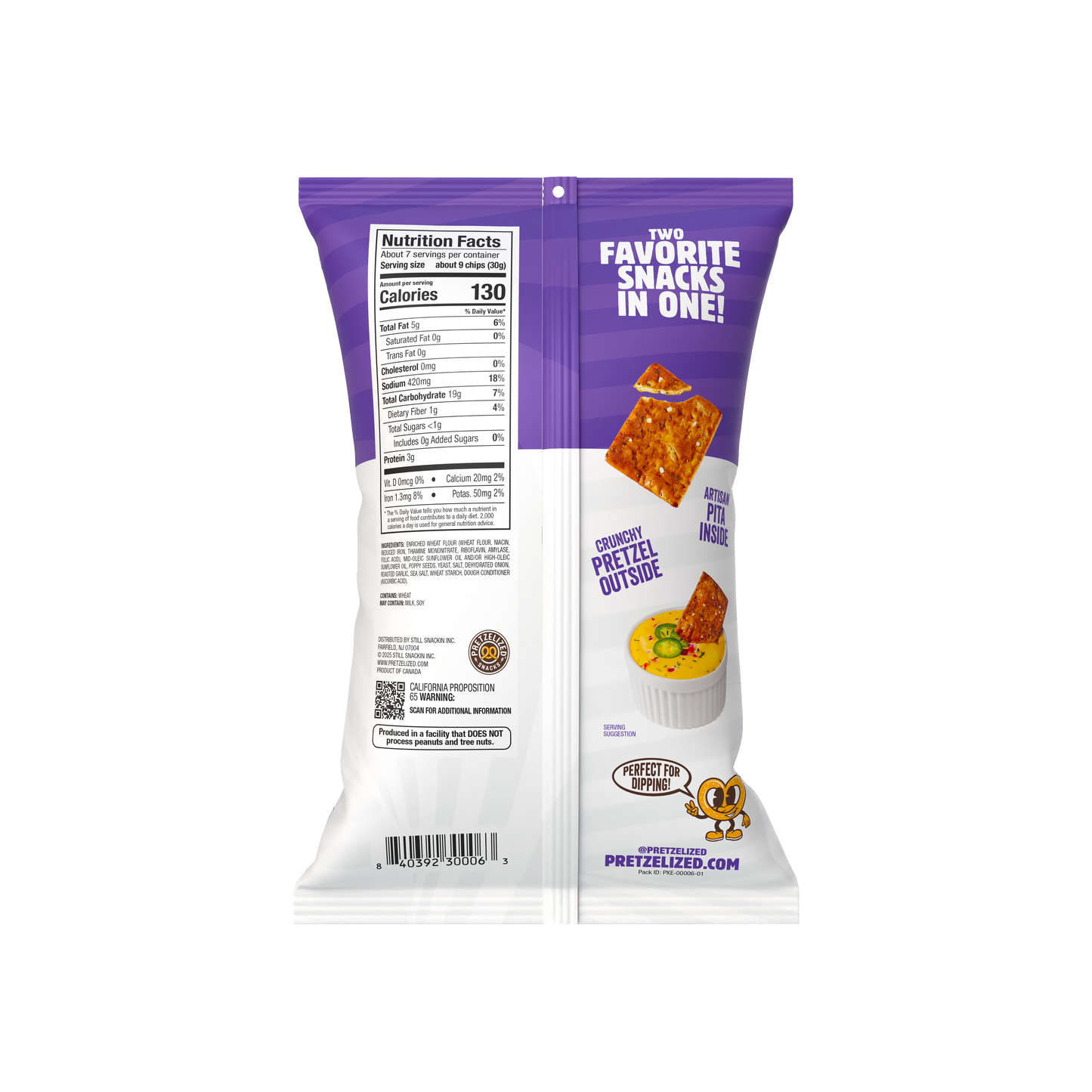 Everything Pretzel Pita Chips
