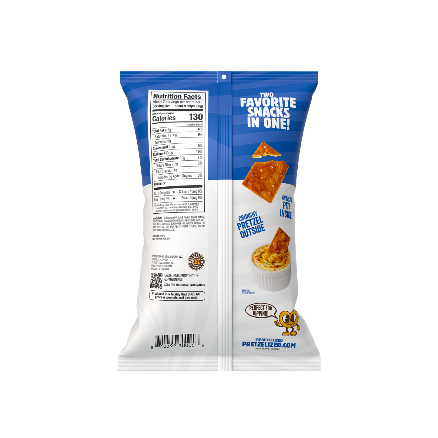 Sea Salt Pretzel Pita Chips