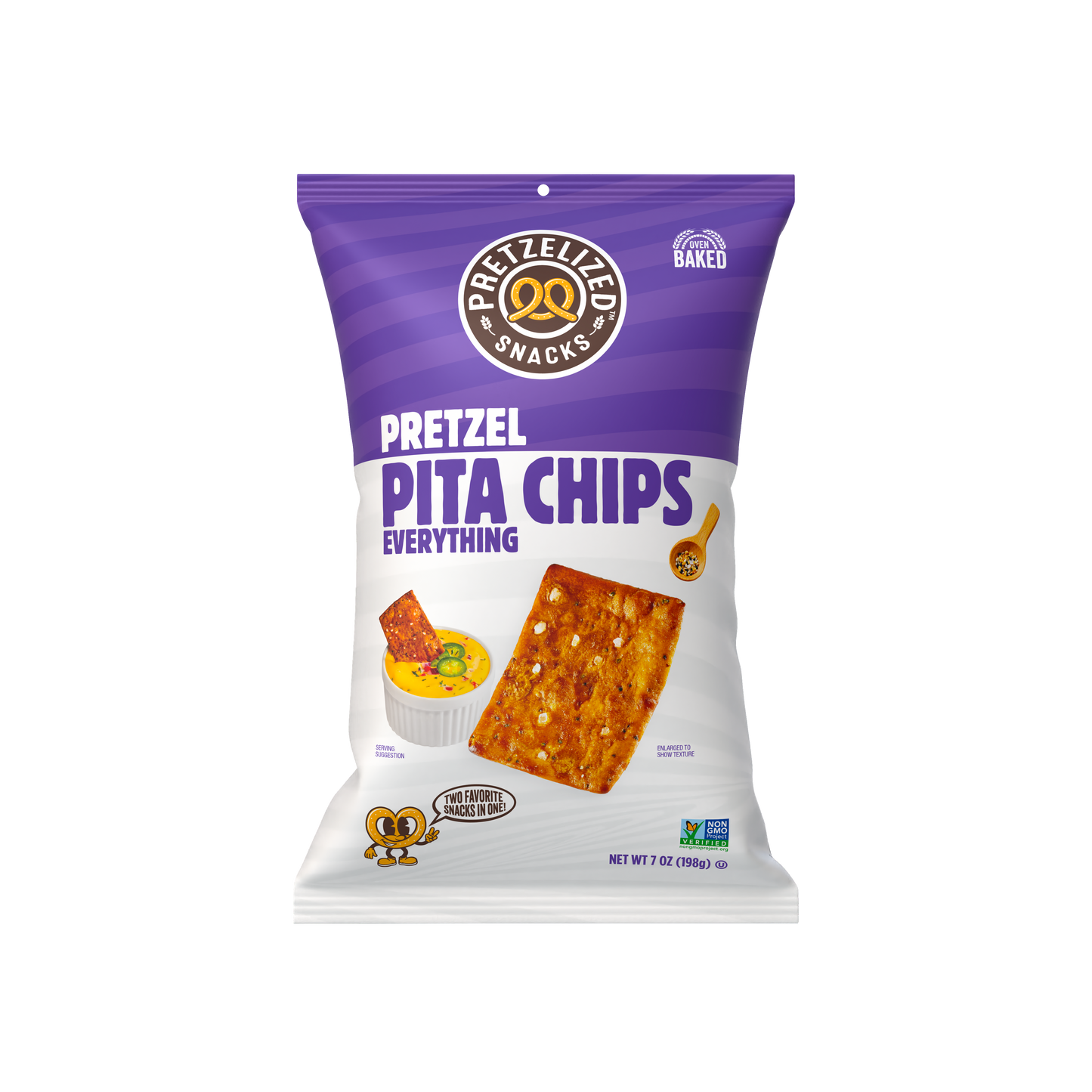 Everything Pretzel Pita Chips