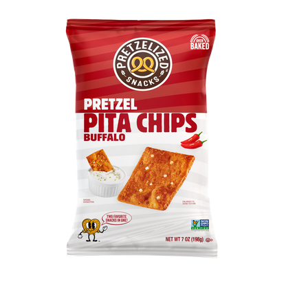 Buffalo Pretzel Pita Chips