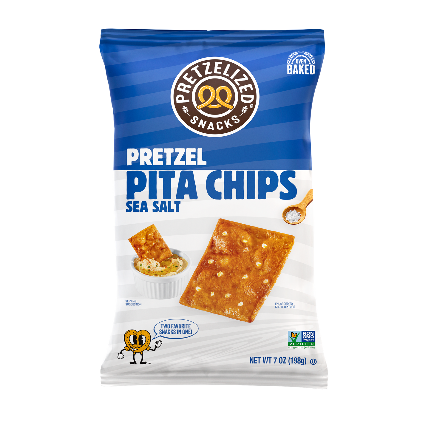 Sea Salt Pretzel Pita Chips