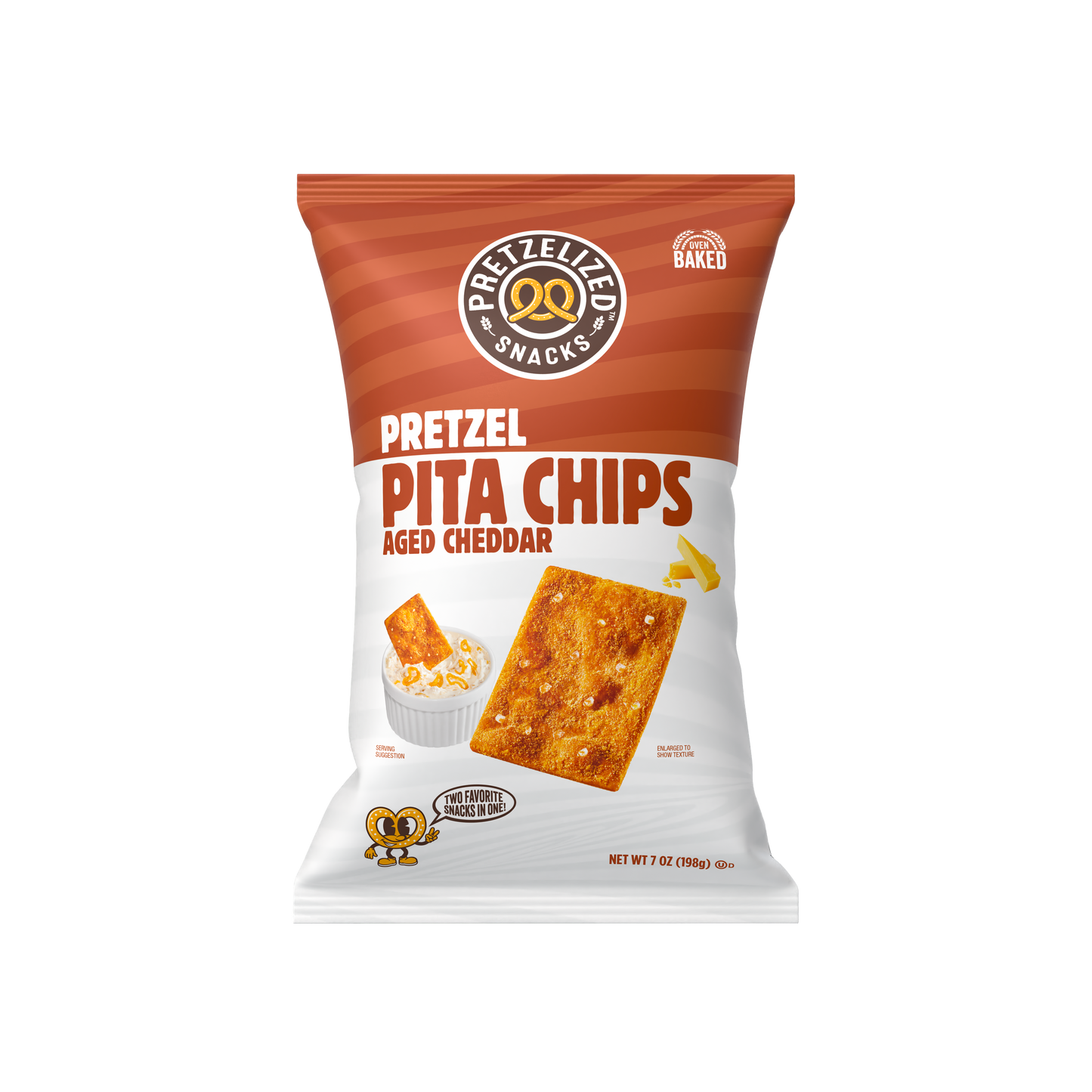 Aged Cheddar Pretzel Pita Chips
