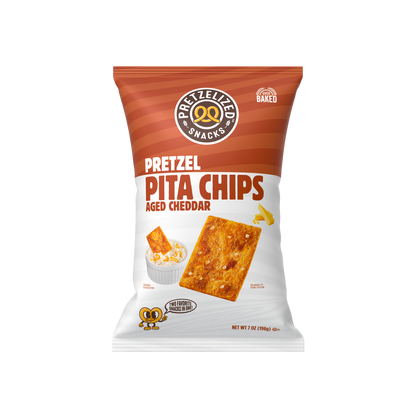 Aged Cheddar Pretzel Pita Chips