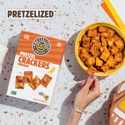 Cheddar Pretzel Crackers
