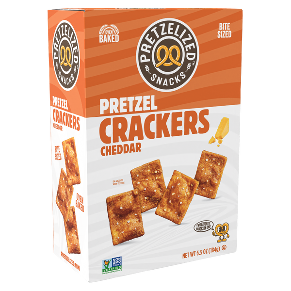 cheddar pretzel crackers
