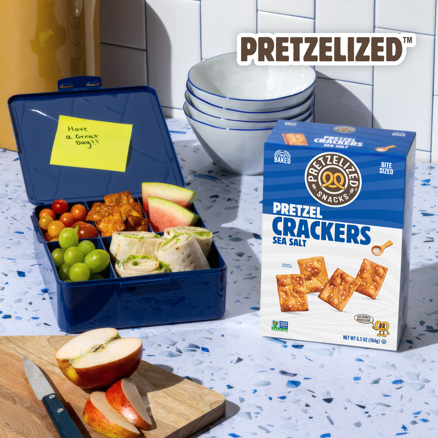 Sea Salt Pretzel Crackers