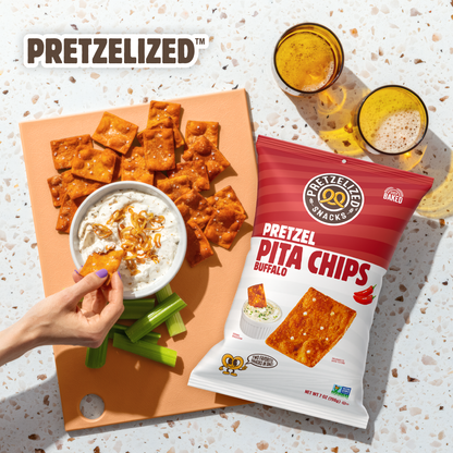 Buffalo Pretzel Pita Chips