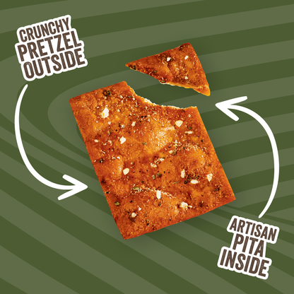 Mediterranean Herb Pretzel Pita Chips