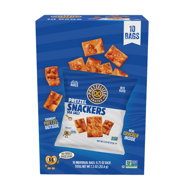 10ct SEA SALT PRETZEL SNACKERS