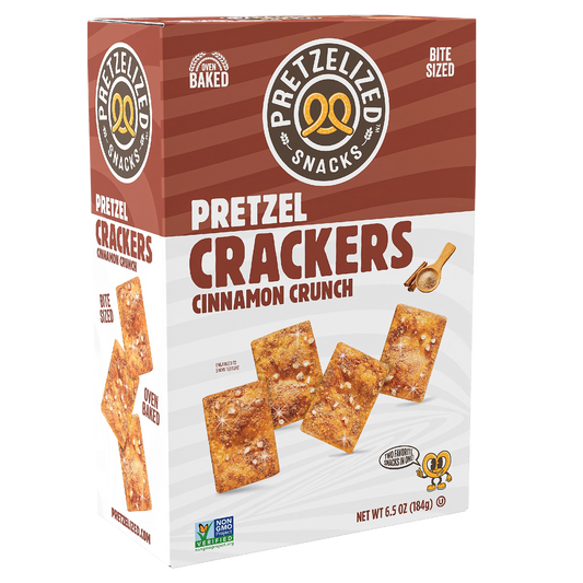 Cinnamon Crunch Pretzel Crackers