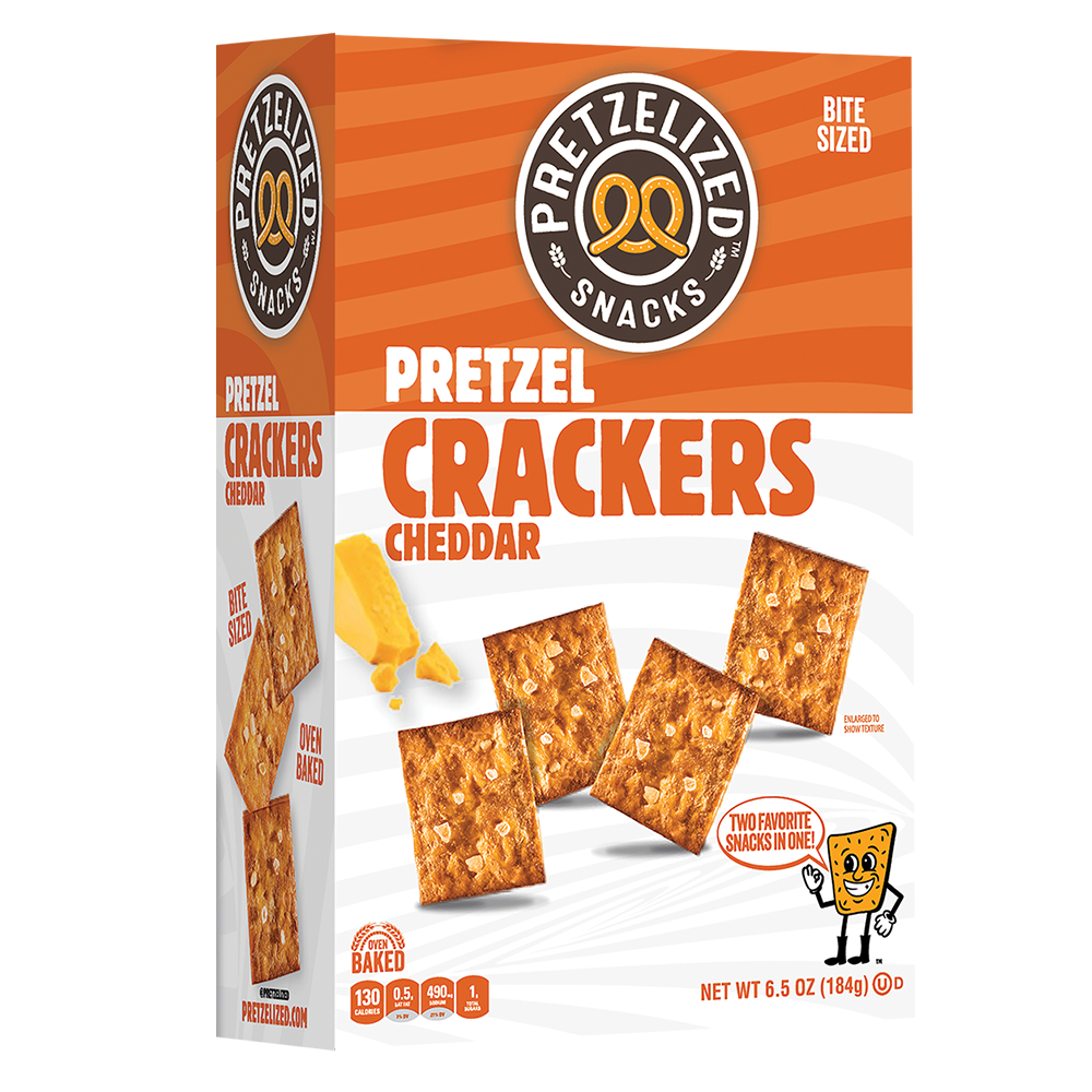 Cheddar Pretzel Crackers – pretzelized