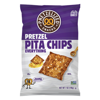 Everything Pretzel Pita Chips