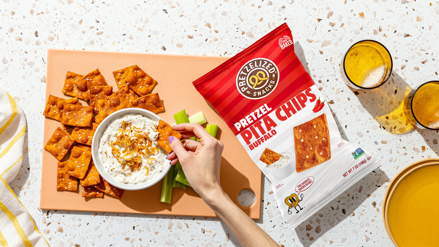 Buffalo Pretzel Pita Chips – pretzelized