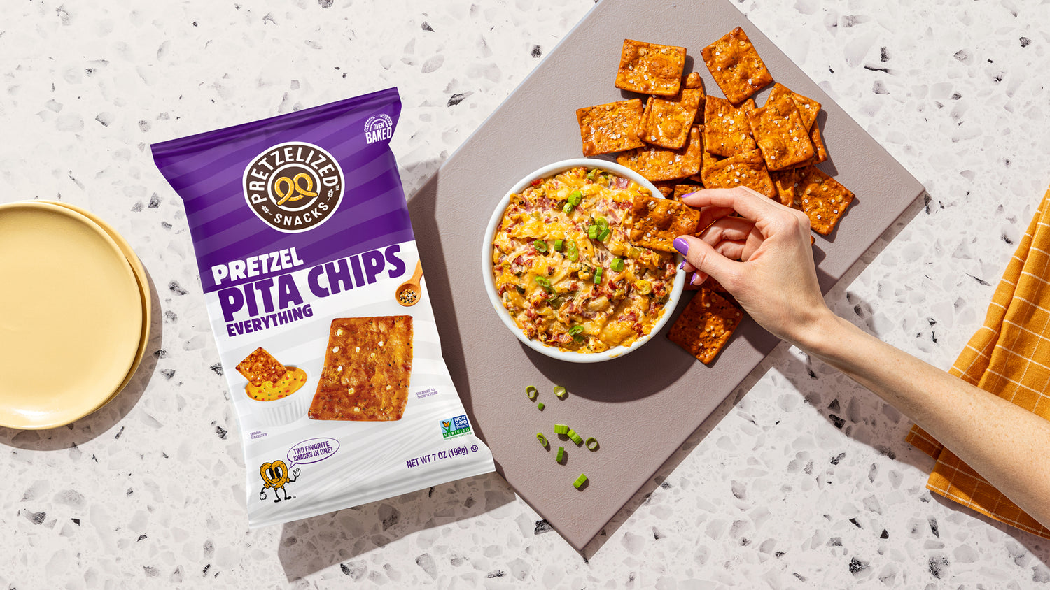 Everything Pretzel Pita Chips – pretzelized