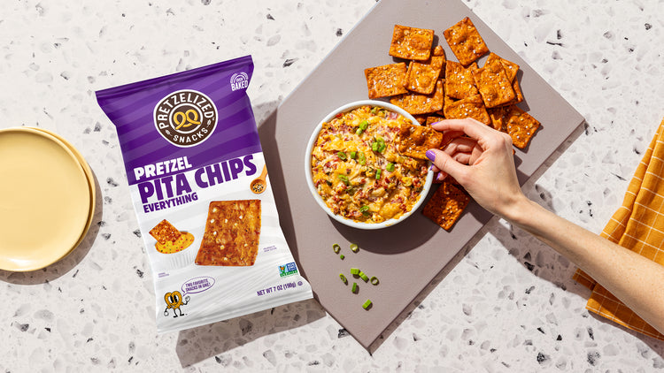 Everything Pretzel Pita Chips – pretzelized