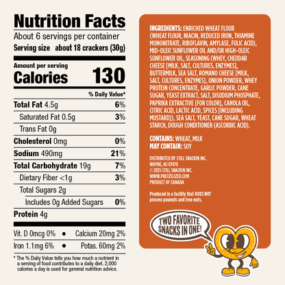 Cheddar Pretzel Crackers