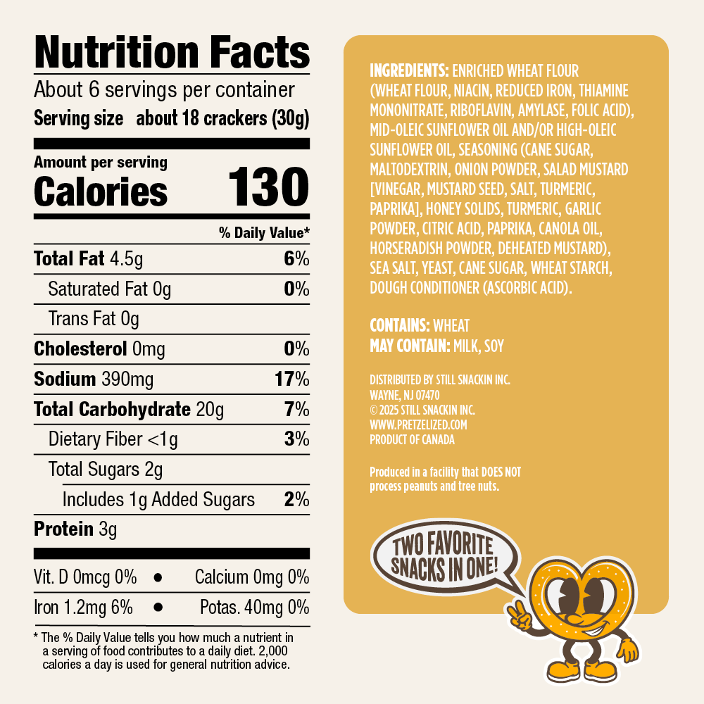 Honey Mustard Pretzel Crackers