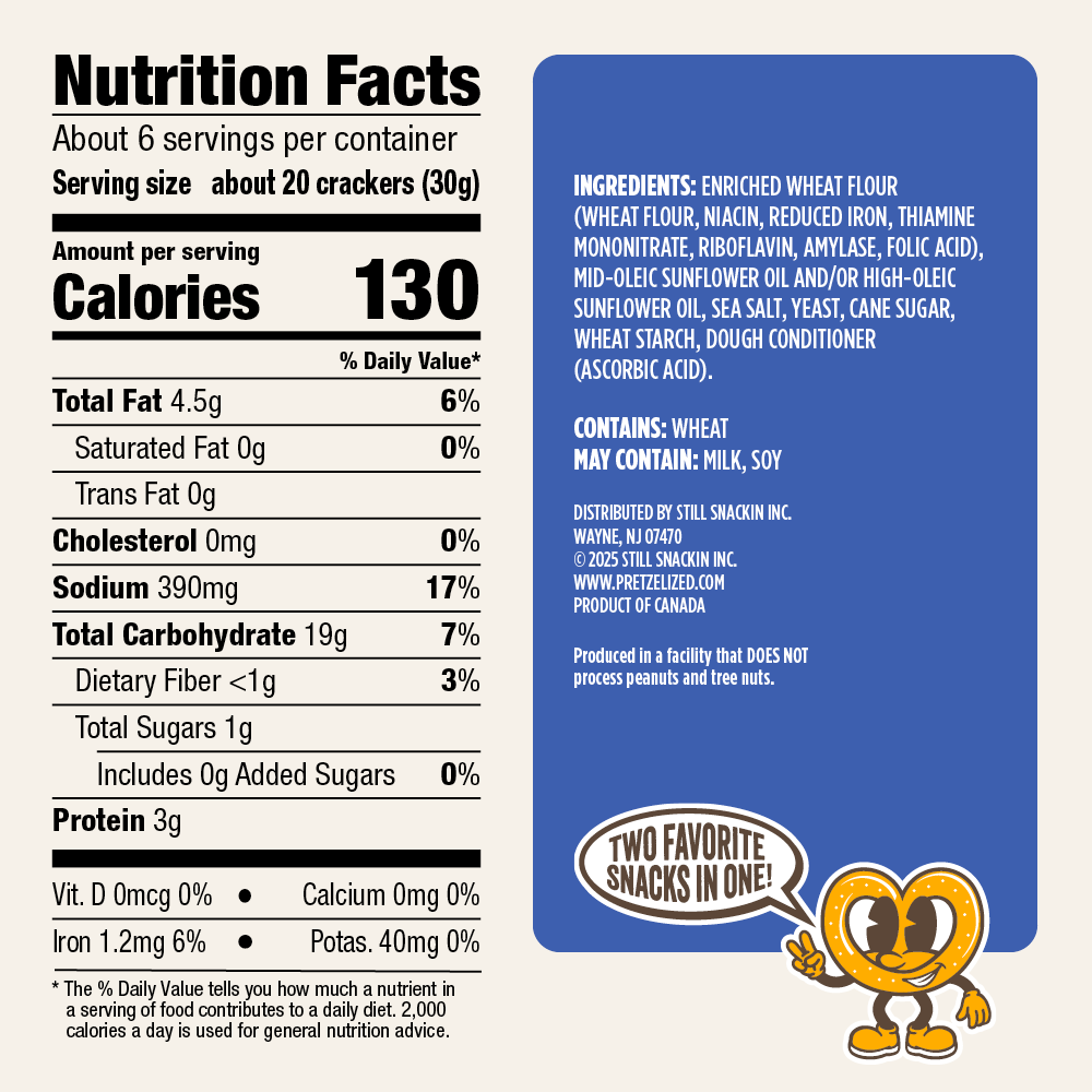 Sea Salt Pretzel Crackers