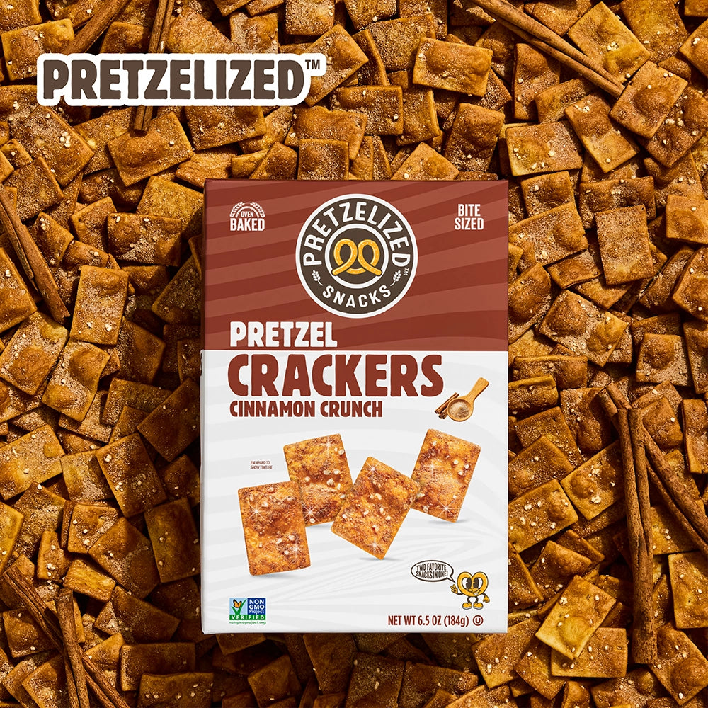 Cinnamon Crunch Pretzel Crackers