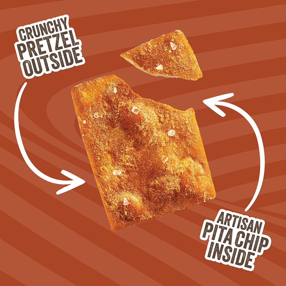 Aged Cheddar Pretzel Pita Chips
