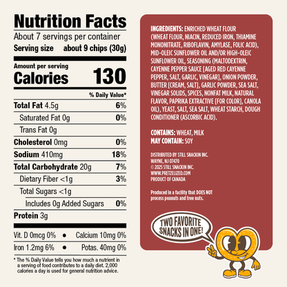 Buffalo Pretzel Pita Chips