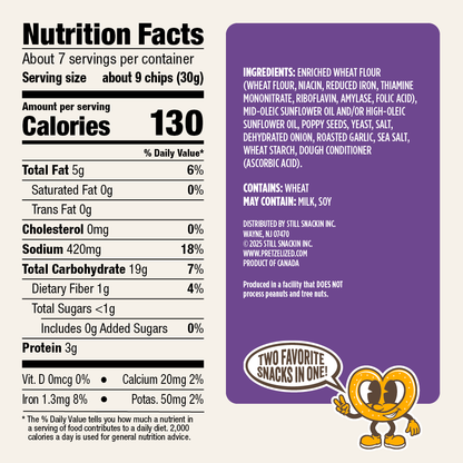 Everything Pretzel Pita Chips