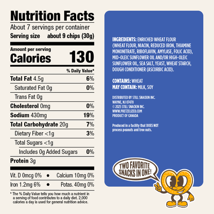 Sea Salt Pretzel Pita Chips